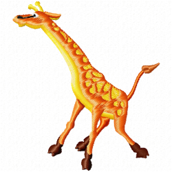 Giraffe Embroidery Design 2 Giraffe Embroidery Design 2